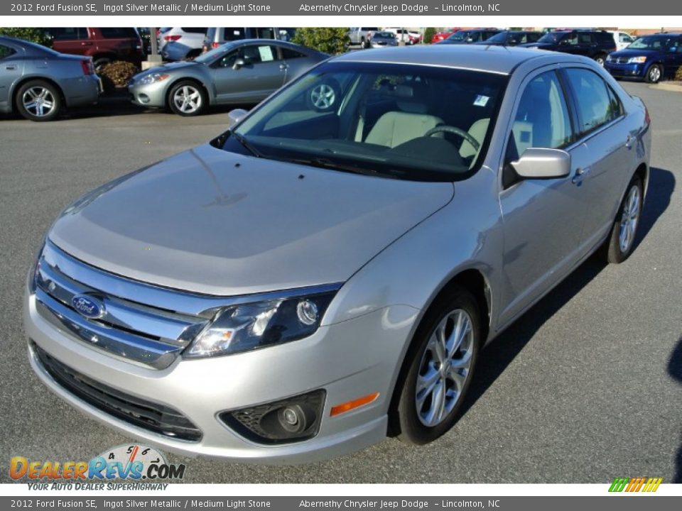 2012 Ford Fusion SE Ingot Silver Metallic / Medium Light Stone Photo #1