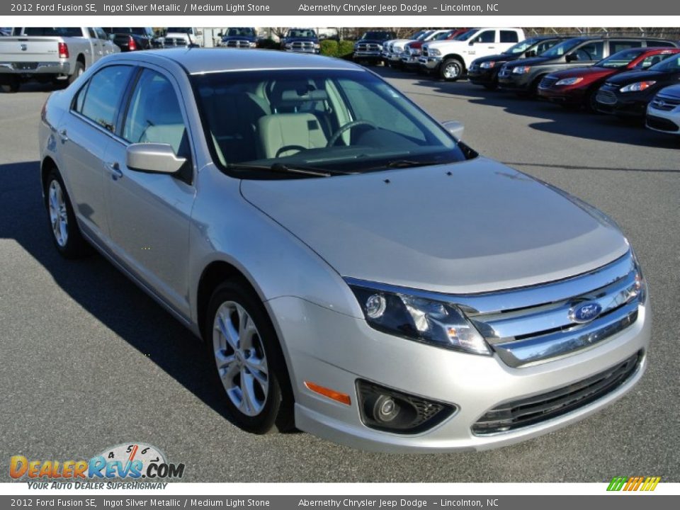 2012 Ford Fusion SE Ingot Silver Metallic / Medium Light Stone Photo #2