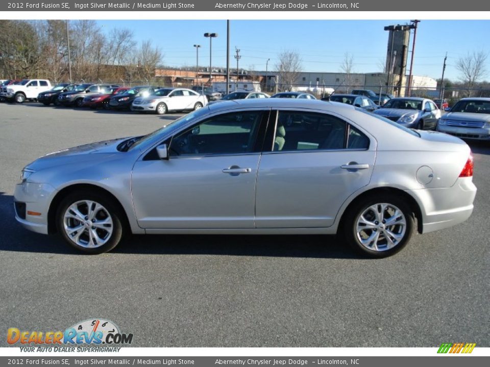 2012 Ford Fusion SE Ingot Silver Metallic / Medium Light Stone Photo #3