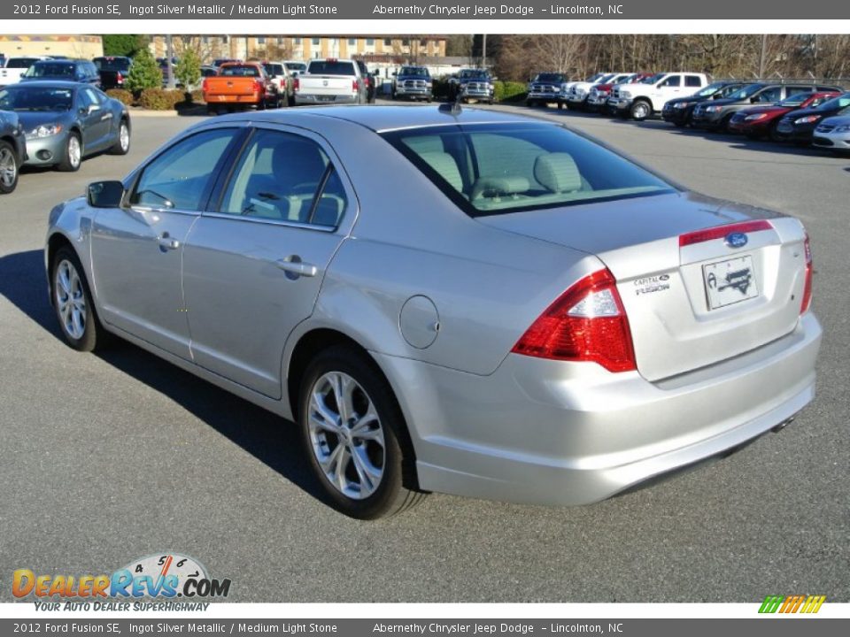 2012 Ford Fusion SE Ingot Silver Metallic / Medium Light Stone Photo #4