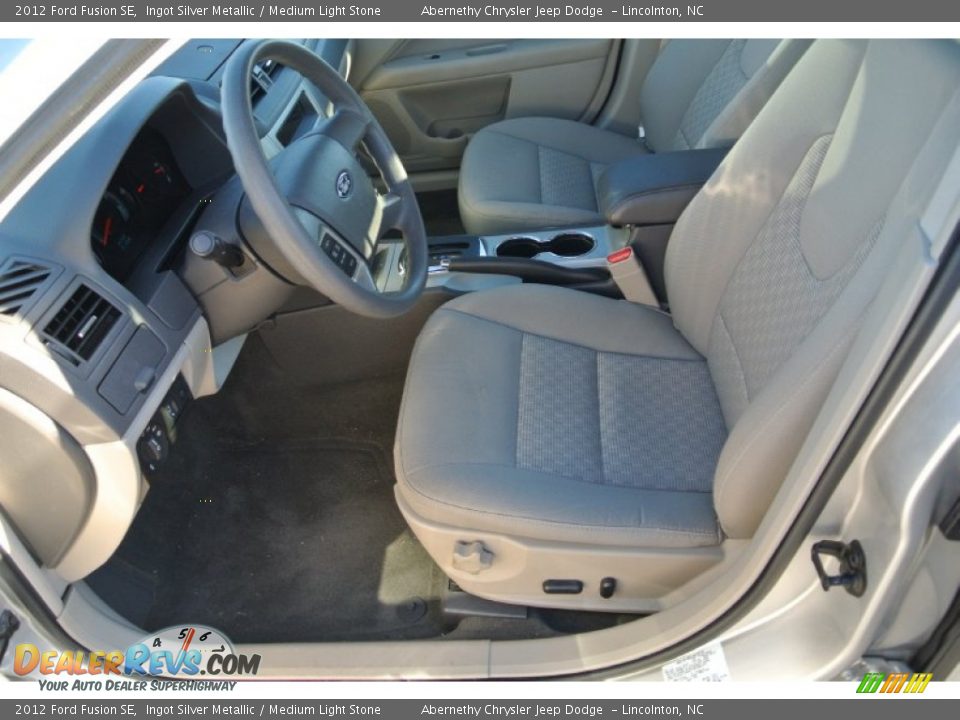 2012 Ford Fusion SE Ingot Silver Metallic / Medium Light Stone Photo #8