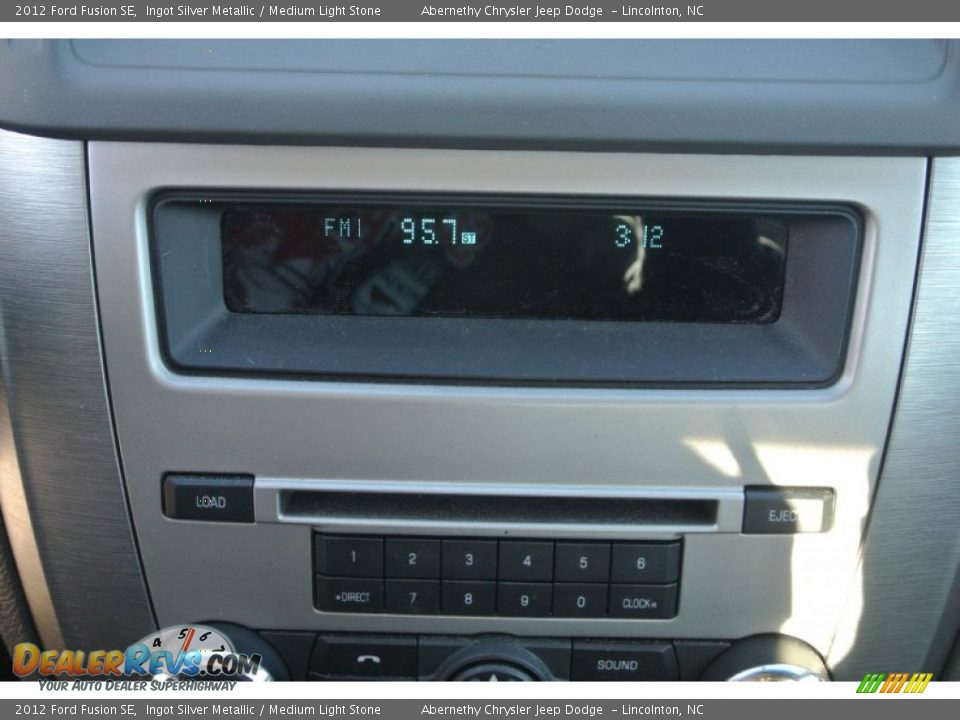 2012 Ford Fusion SE Ingot Silver Metallic / Medium Light Stone Photo #16
