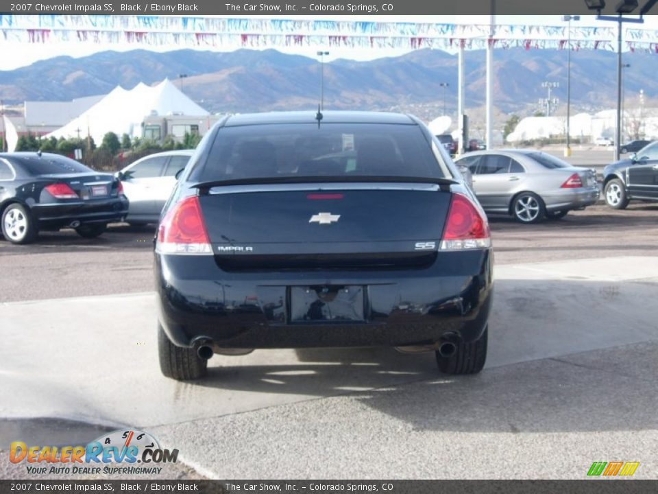 2007 Chevrolet Impala SS Black / Ebony Black Photo #10