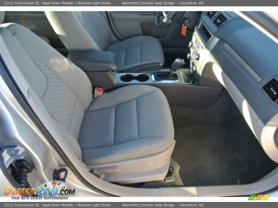 2012 Ford Fusion SE Ingot Silver Metallic / Medium Light Stone Photo #20