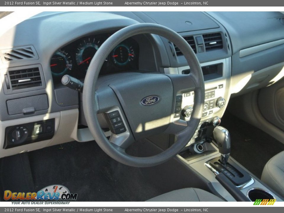 2012 Ford Fusion SE Ingot Silver Metallic / Medium Light Stone Photo #26