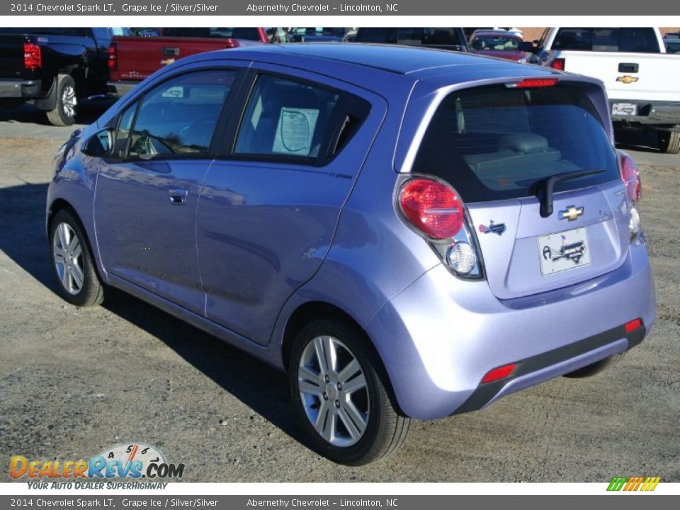 2014 Chevrolet Spark LT Grape Ice / Silver/Silver Photo #4