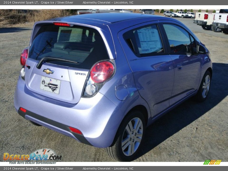 2014 Chevrolet Spark LT Grape Ice / Silver/Silver Photo #5