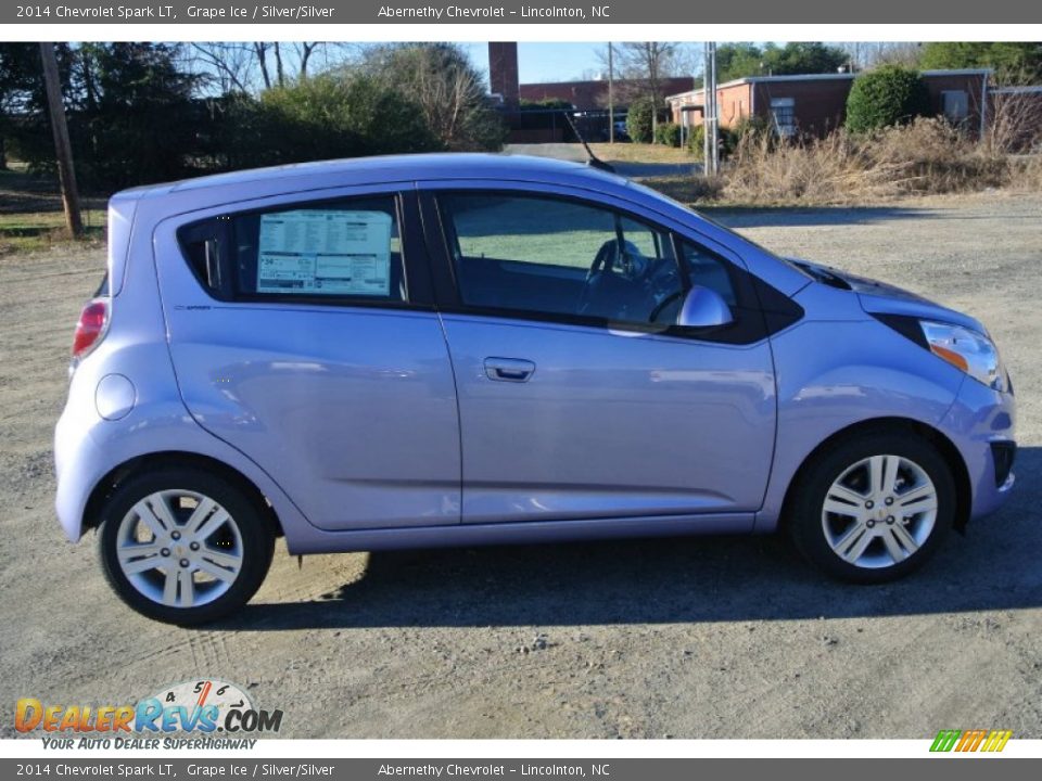 2014 Chevrolet Spark LT Grape Ice / Silver/Silver Photo #6