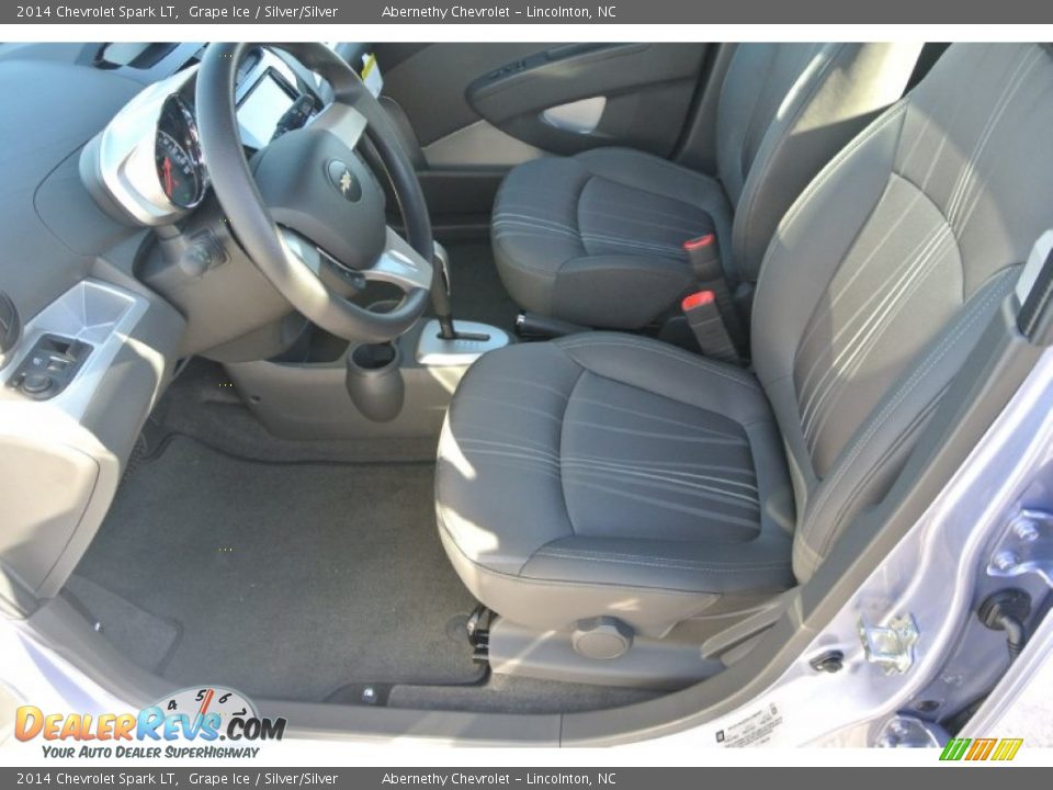 2014 Chevrolet Spark LT Grape Ice / Silver/Silver Photo #8