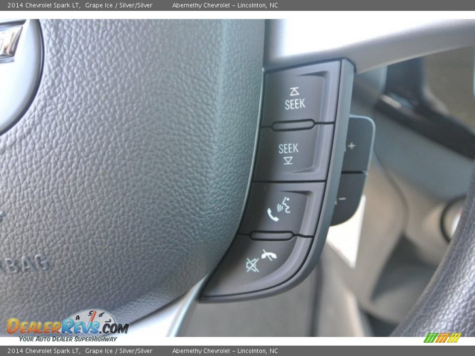 2014 Chevrolet Spark LT Grape Ice / Silver/Silver Photo #13