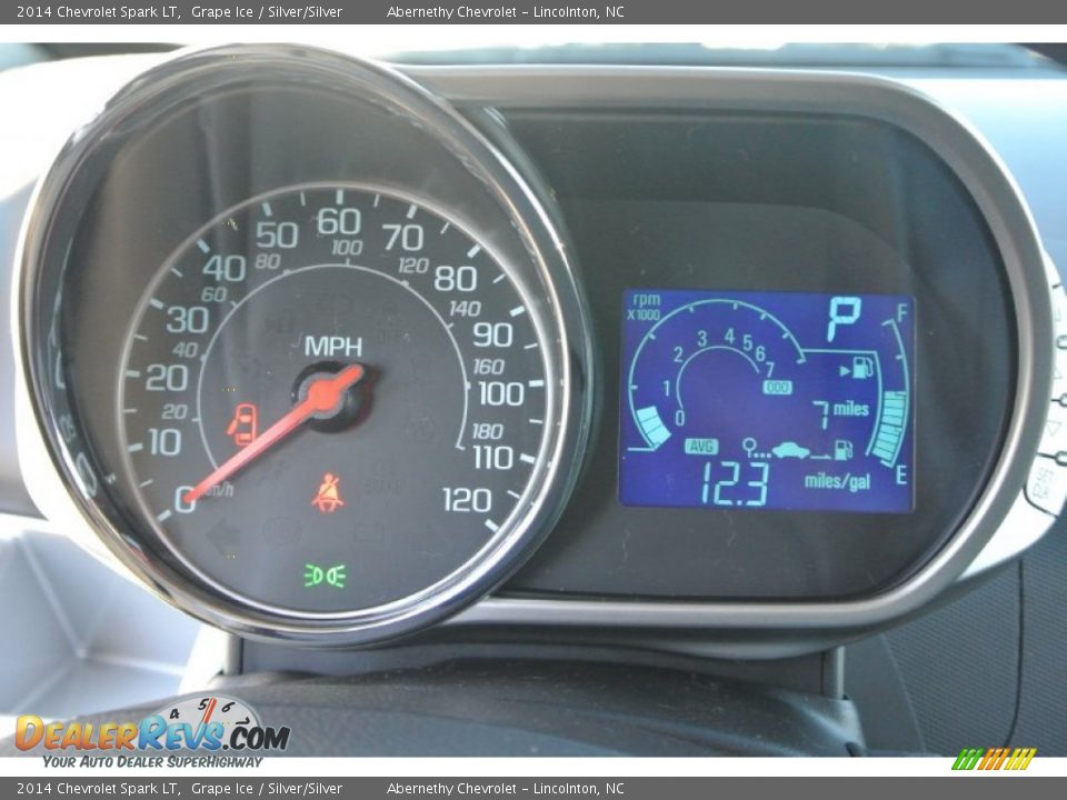 2014 Chevrolet Spark LT Grape Ice / Silver/Silver Photo #14