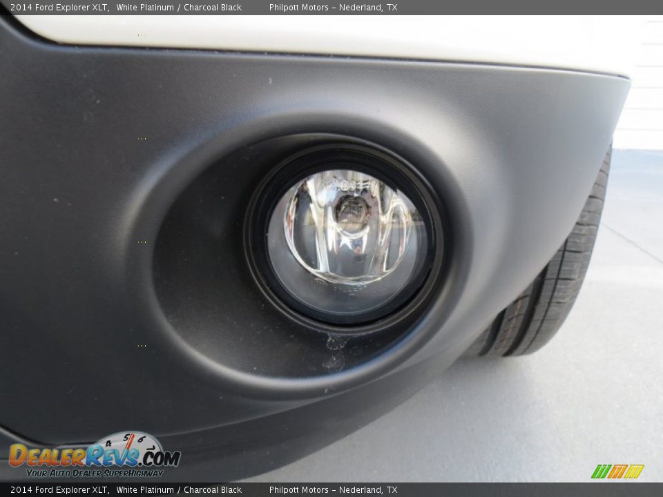 2014 Ford Explorer XLT White Platinum / Charcoal Black Photo #10