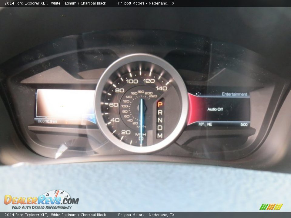 2014 Ford Explorer XLT White Platinum / Charcoal Black Photo #36