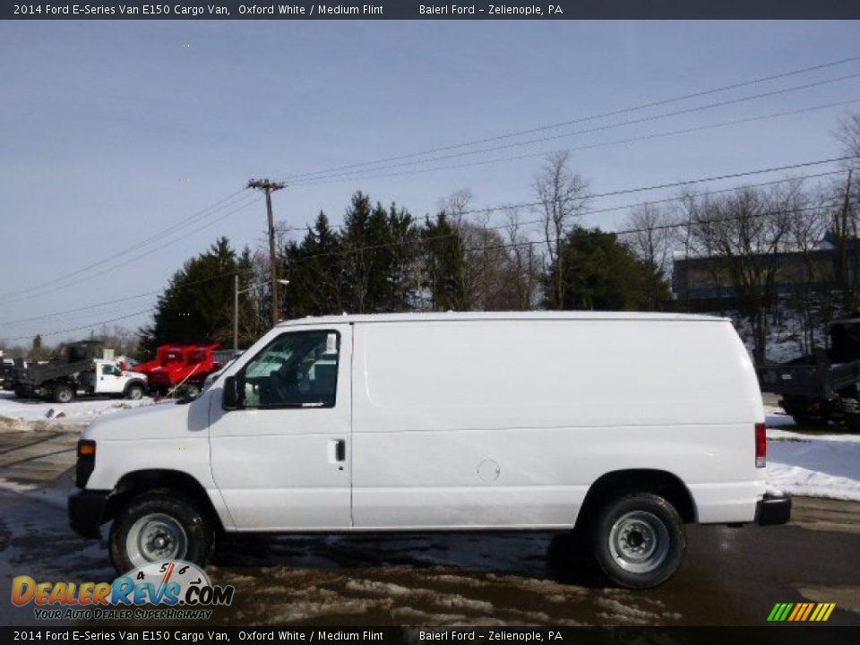 2014 Ford E-Series Van E150 Cargo Van Oxford White / Medium Flint Photo #5