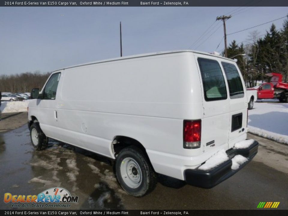 2014 Ford E-Series Van E150 Cargo Van Oxford White / Medium Flint Photo #6