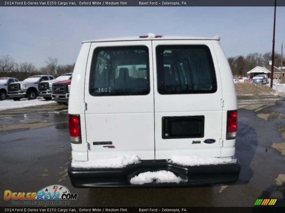 2014 Ford E-Series Van E150 Cargo Van Oxford White / Medium Flint Photo #7