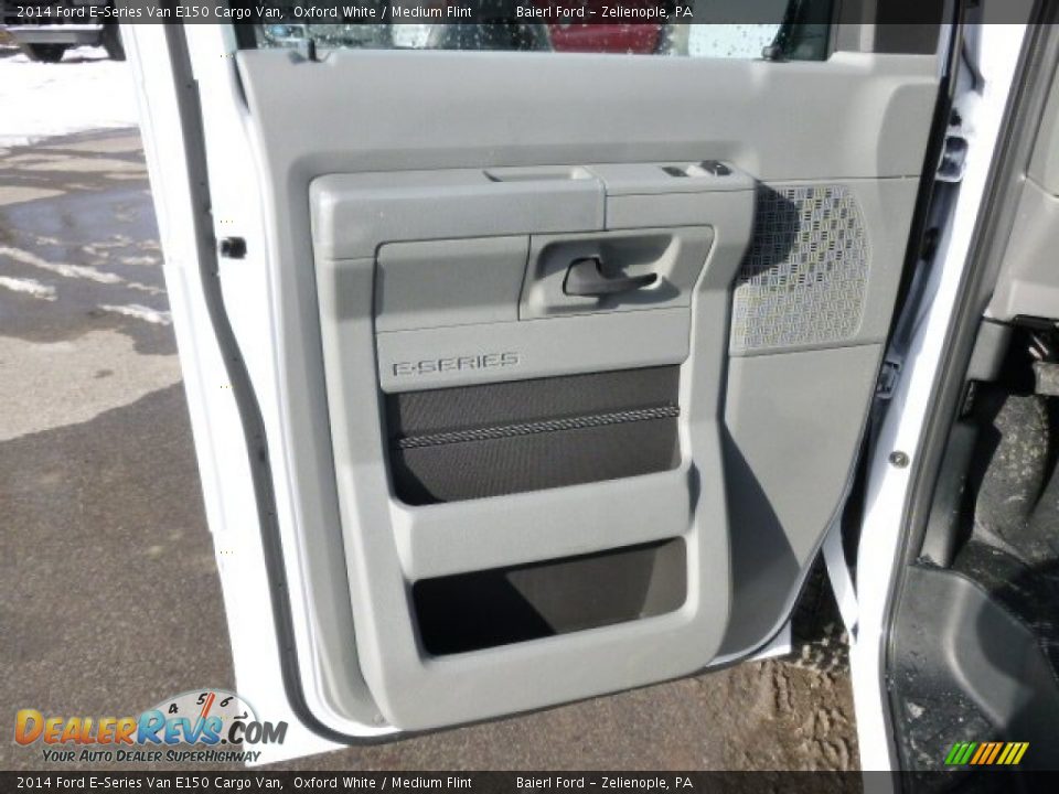 2014 Ford E-Series Van E150 Cargo Van Oxford White / Medium Flint Photo #12