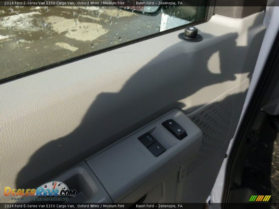 2014 Ford E-Series Van E150 Cargo Van Oxford White / Medium Flint Photo #13
