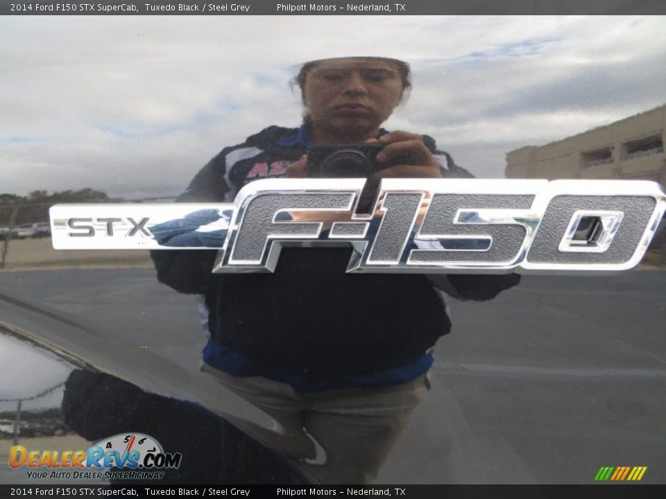 2014 Ford F150 STX SuperCab Tuxedo Black / Steel Grey Photo #14