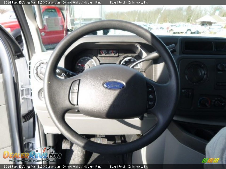 2014 Ford E-Series Van E150 Cargo Van Oxford White / Medium Flint Photo #18