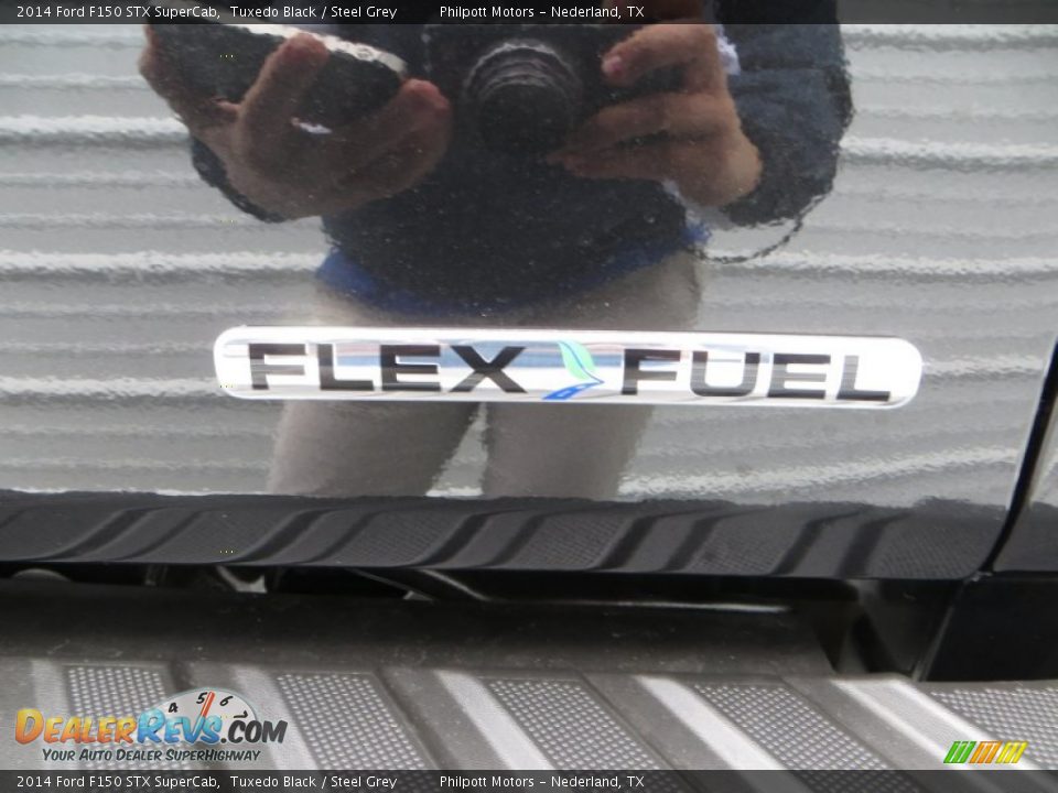 2014 Ford F150 STX SuperCab Tuxedo Black / Steel Grey Photo #17