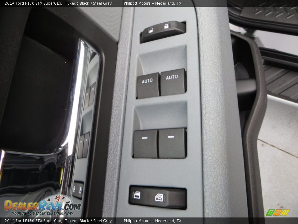 2014 Ford F150 STX SuperCab Tuxedo Black / Steel Grey Photo #25