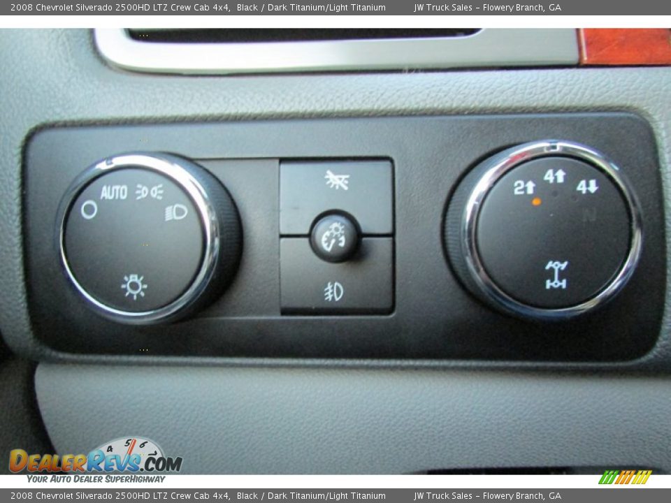2008 Chevrolet Silverado 2500HD LTZ Crew Cab 4x4 Black / Dark Titanium/Light Titanium Photo #21