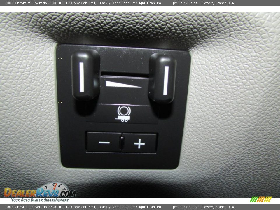2008 Chevrolet Silverado 2500HD LTZ Crew Cab 4x4 Black / Dark Titanium/Light Titanium Photo #22