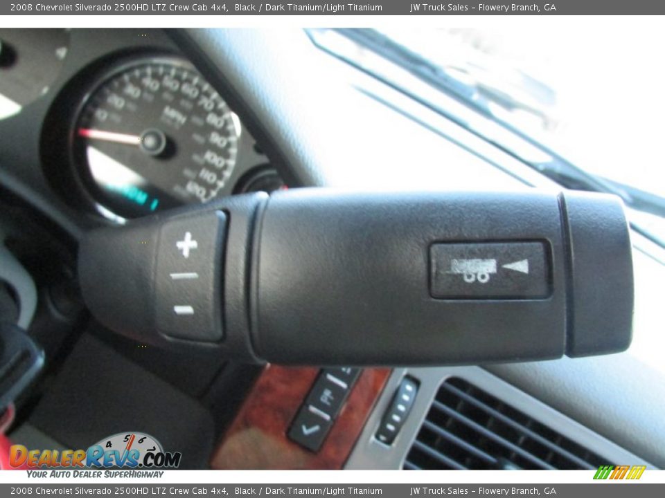 2008 Chevrolet Silverado 2500HD LTZ Crew Cab 4x4 Black / Dark Titanium/Light Titanium Photo #29