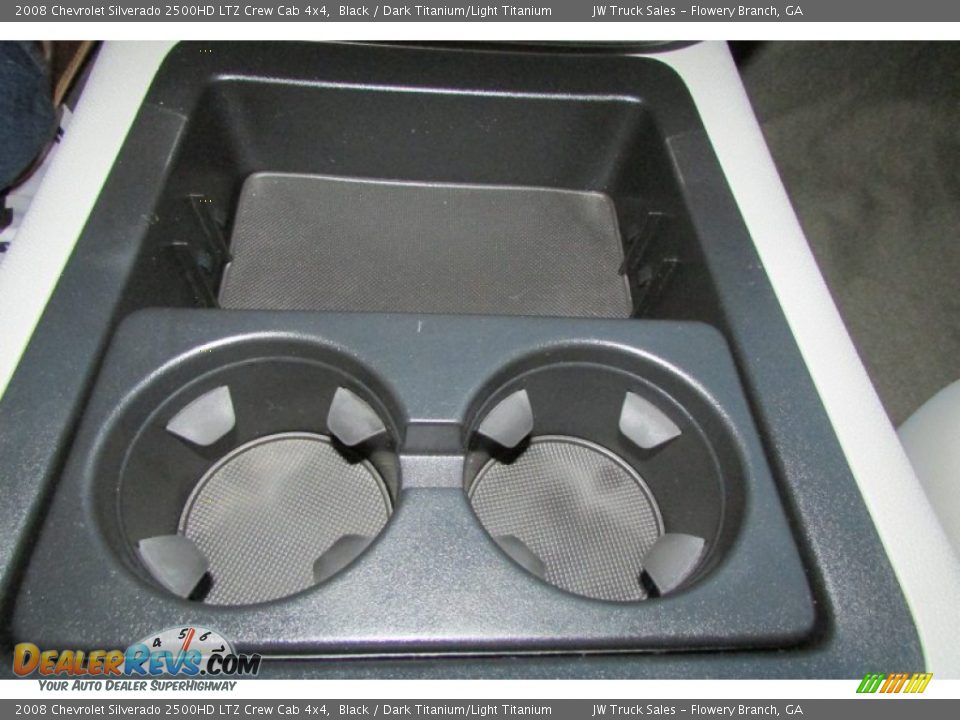 2008 Chevrolet Silverado 2500HD LTZ Crew Cab 4x4 Black / Dark Titanium/Light Titanium Photo #35