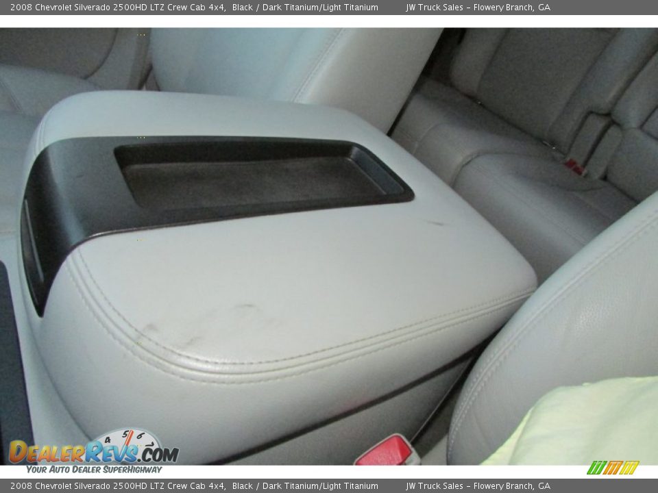 2008 Chevrolet Silverado 2500HD LTZ Crew Cab 4x4 Black / Dark Titanium/Light Titanium Photo #36