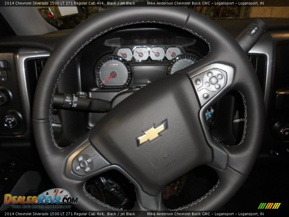 2014 Chevrolet Silverado 1500 LT Z71 Regular Cab 4x4 Black / Jet Black Photo #6