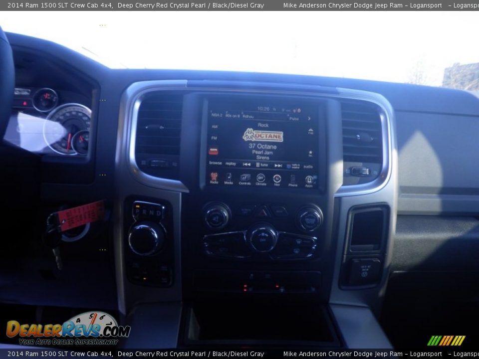 2014 Ram 1500 SLT Crew Cab 4x4 Deep Cherry Red Crystal Pearl / Black/Diesel Gray Photo #6