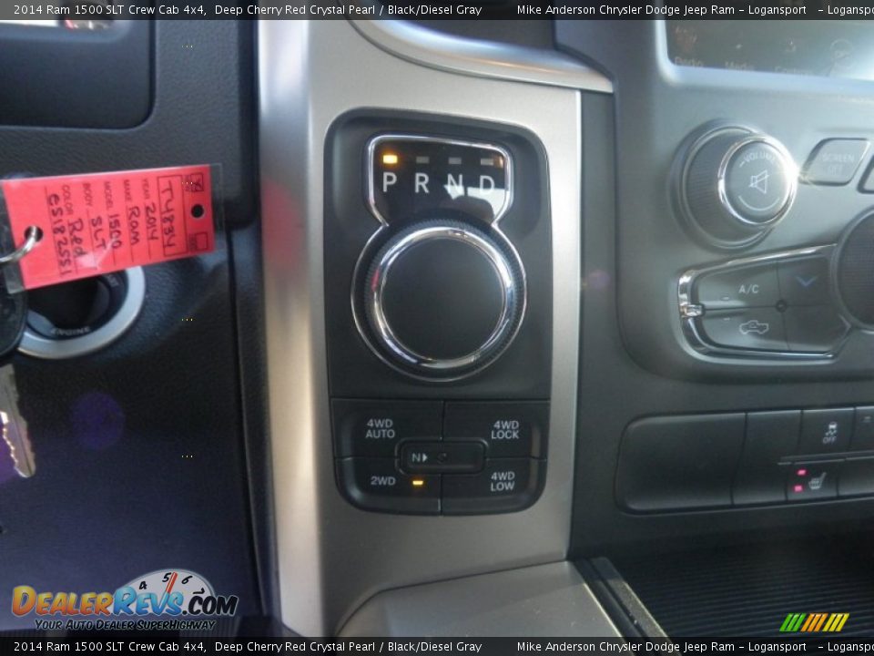 2014 Ram 1500 SLT Crew Cab 4x4 Deep Cherry Red Crystal Pearl / Black/Diesel Gray Photo #8