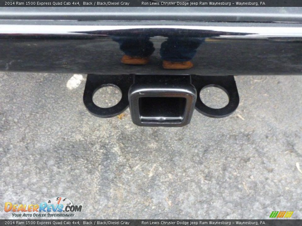 2014 Ram 1500 Express Quad Cab 4x4 Black / Black/Diesel Gray Photo #4