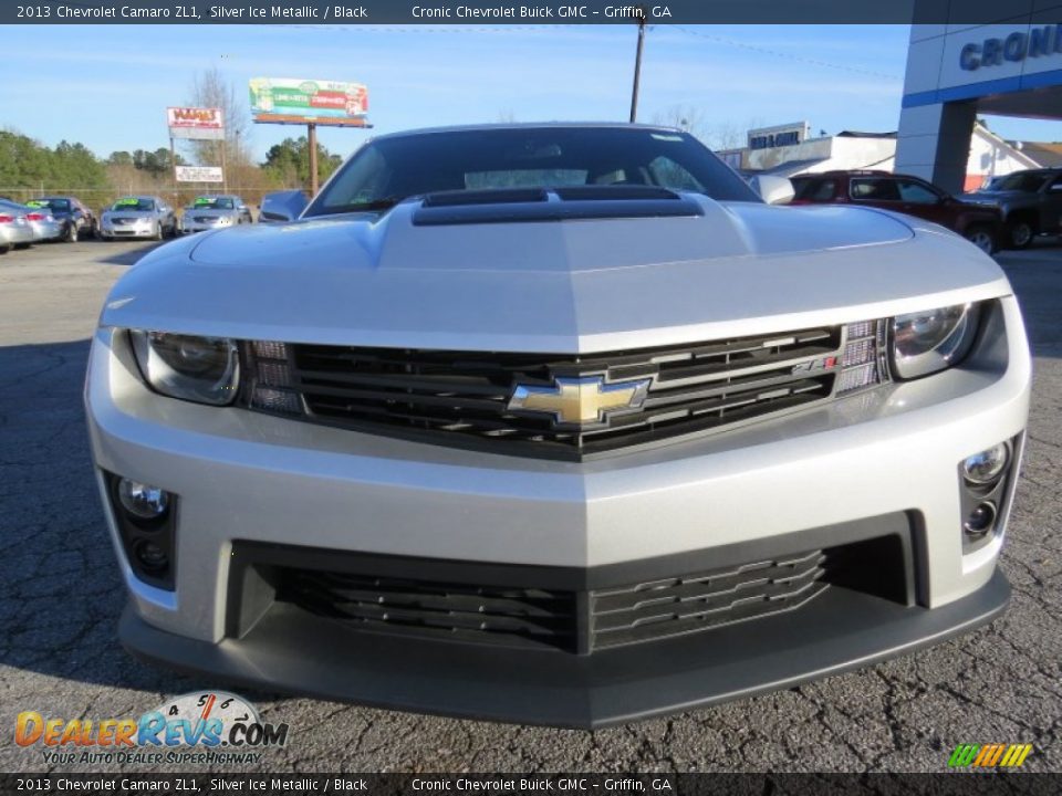 2013 Chevrolet Camaro ZL1 Silver Ice Metallic / Black Photo #2