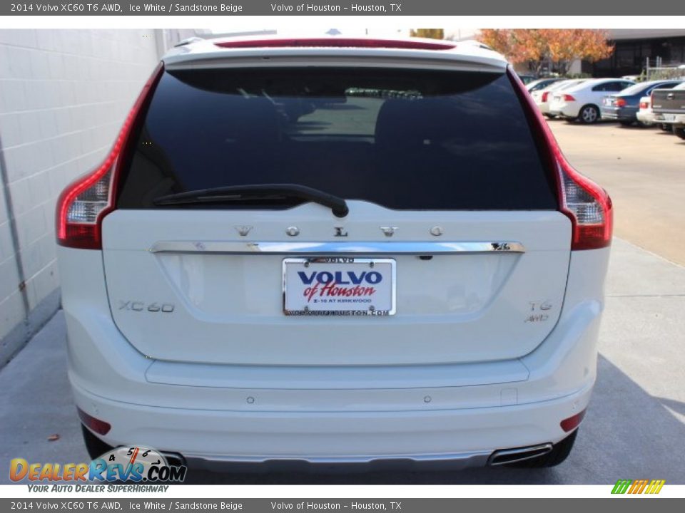 2014 Volvo XC60 T6 AWD Ice White / Sandstone Beige Photo #5