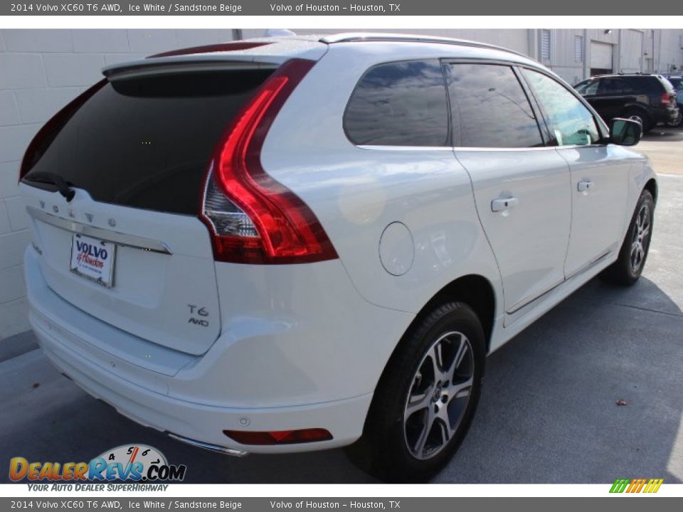 2014 Volvo XC60 T6 AWD Ice White / Sandstone Beige Photo #6