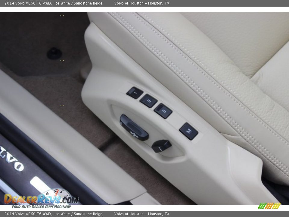 2014 Volvo XC60 T6 AWD Ice White / Sandstone Beige Photo #12