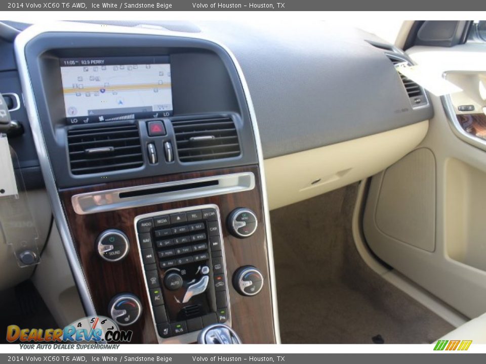 2014 Volvo XC60 T6 AWD Ice White / Sandstone Beige Photo #13