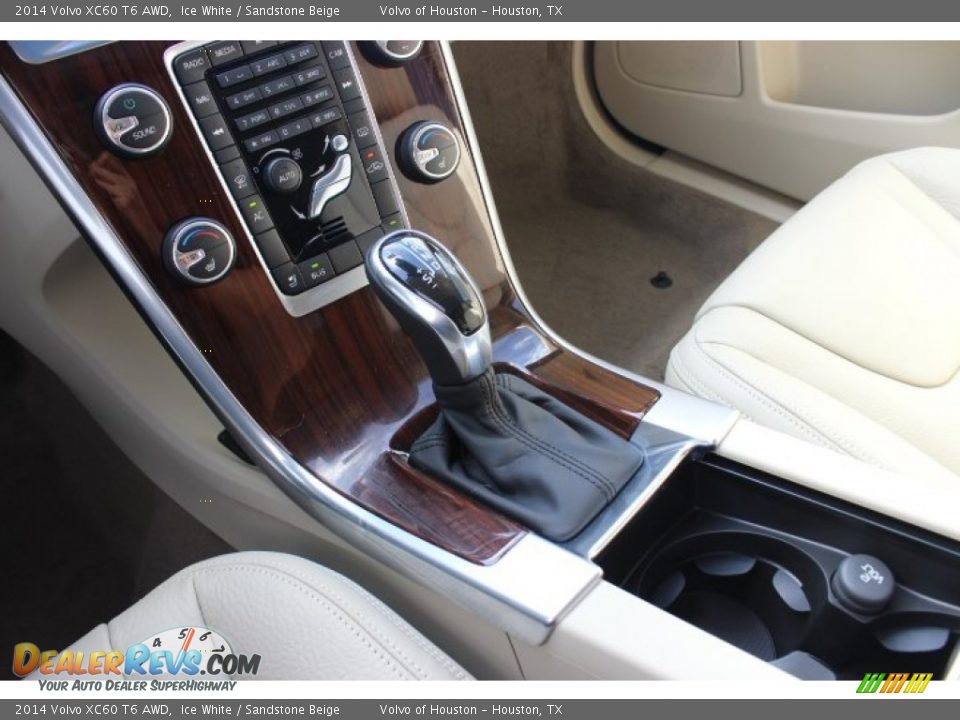 2014 Volvo XC60 T6 AWD Ice White / Sandstone Beige Photo #14