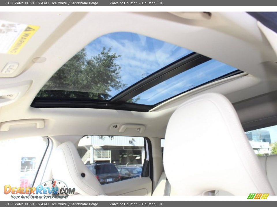 2014 Volvo XC60 T6 AWD Ice White / Sandstone Beige Photo #16