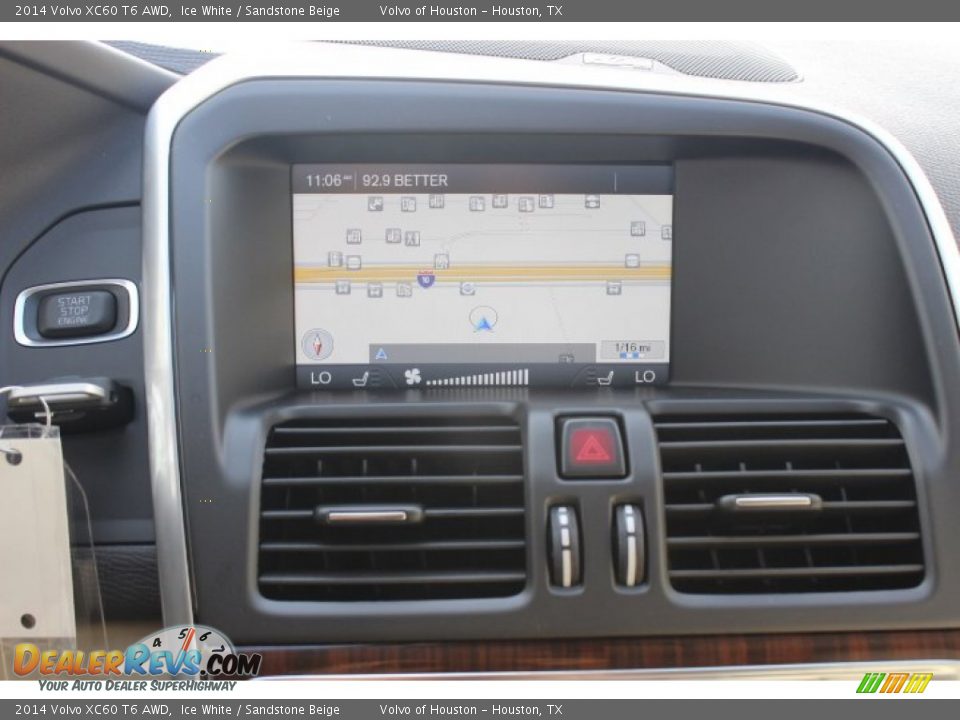 2014 Volvo XC60 T6 AWD Ice White / Sandstone Beige Photo #17