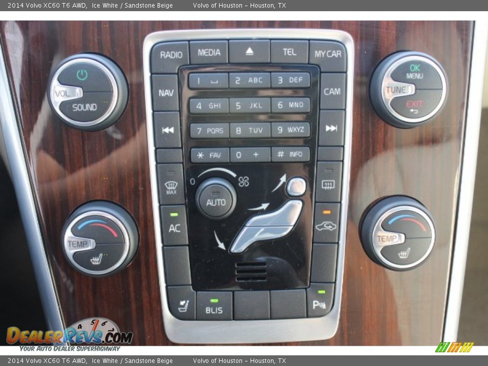 2014 Volvo XC60 T6 AWD Ice White / Sandstone Beige Photo #20