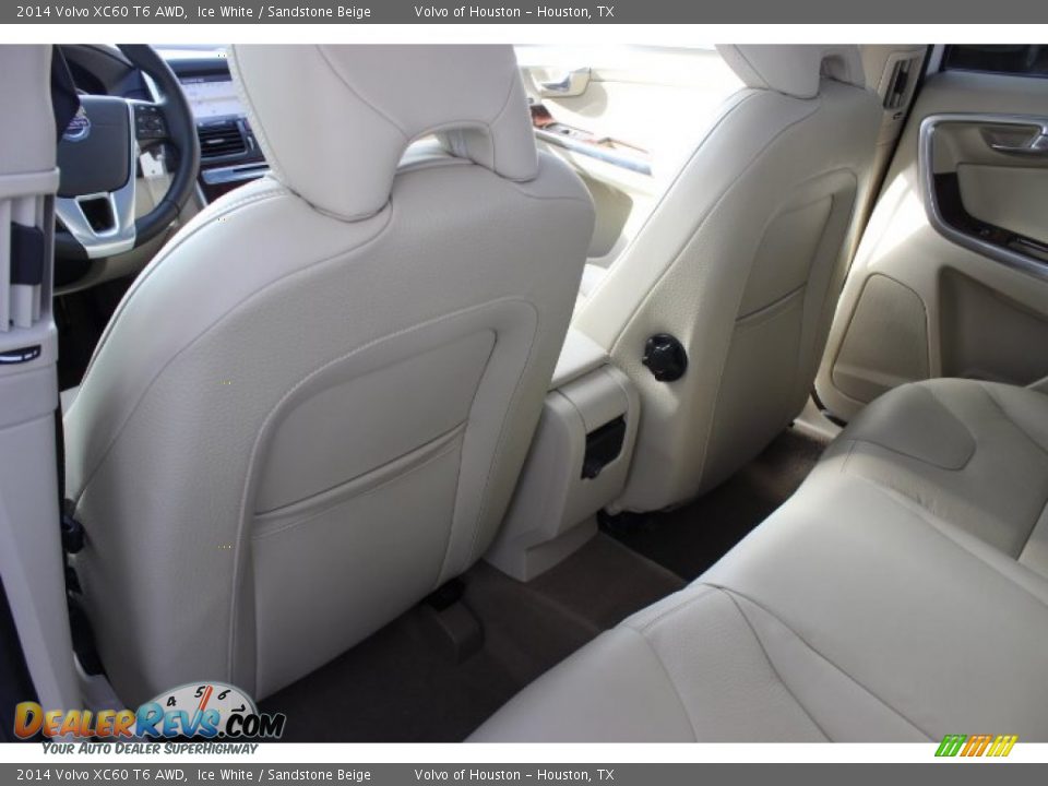 2014 Volvo XC60 T6 AWD Ice White / Sandstone Beige Photo #25