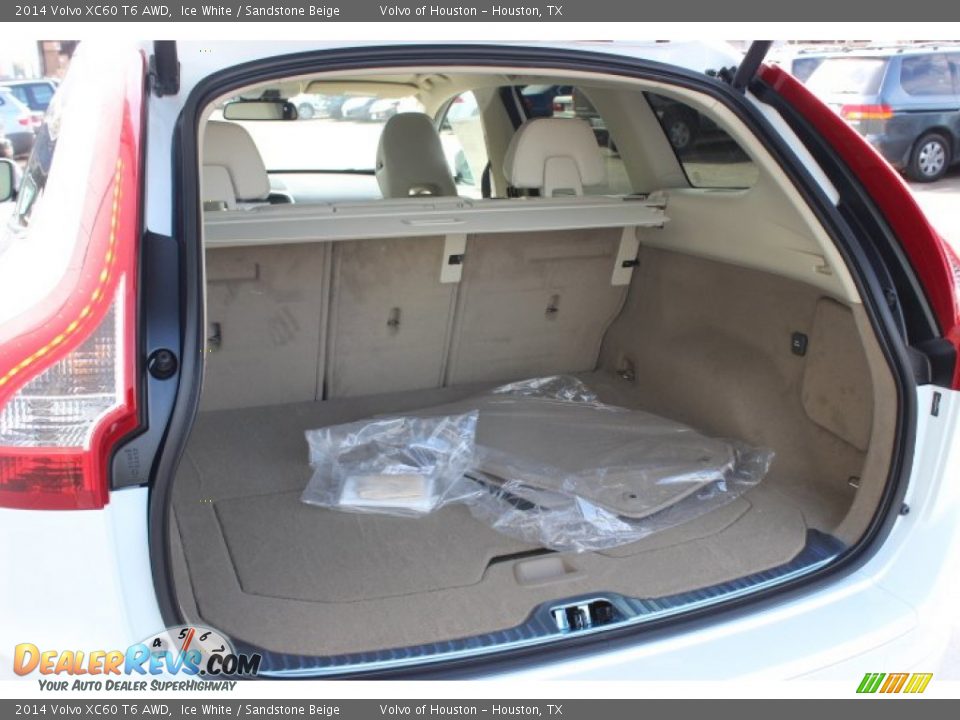 2014 Volvo XC60 T6 AWD Ice White / Sandstone Beige Photo #29