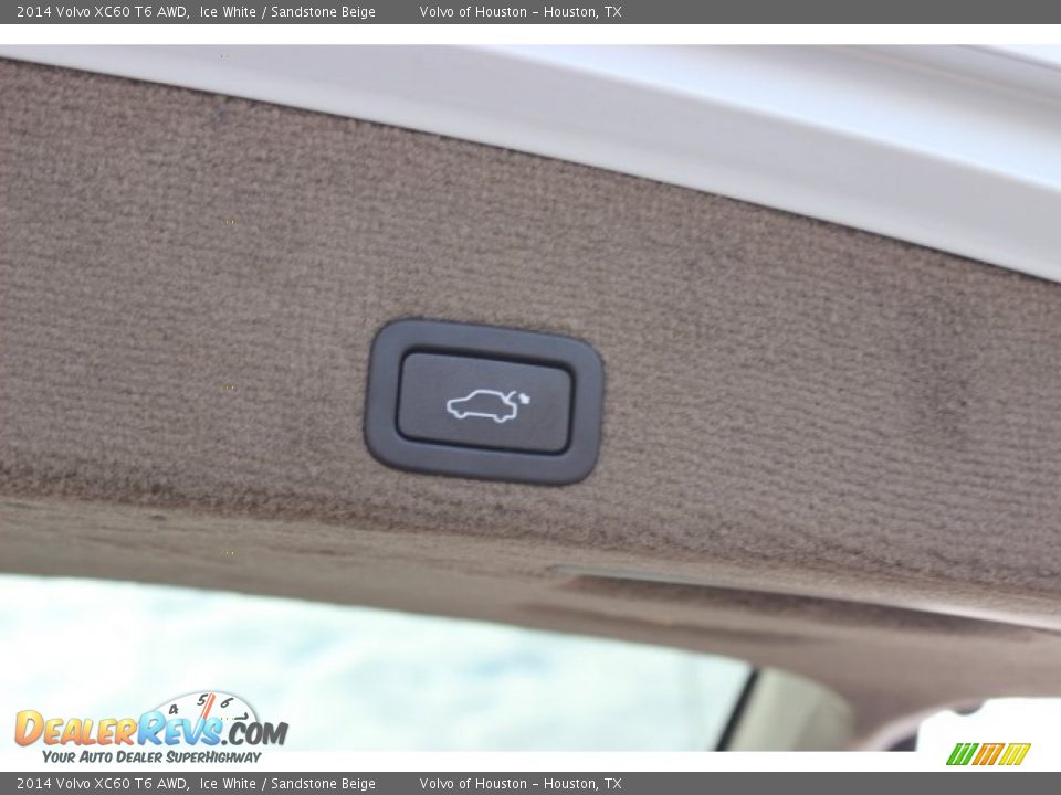 2014 Volvo XC60 T6 AWD Ice White / Sandstone Beige Photo #30