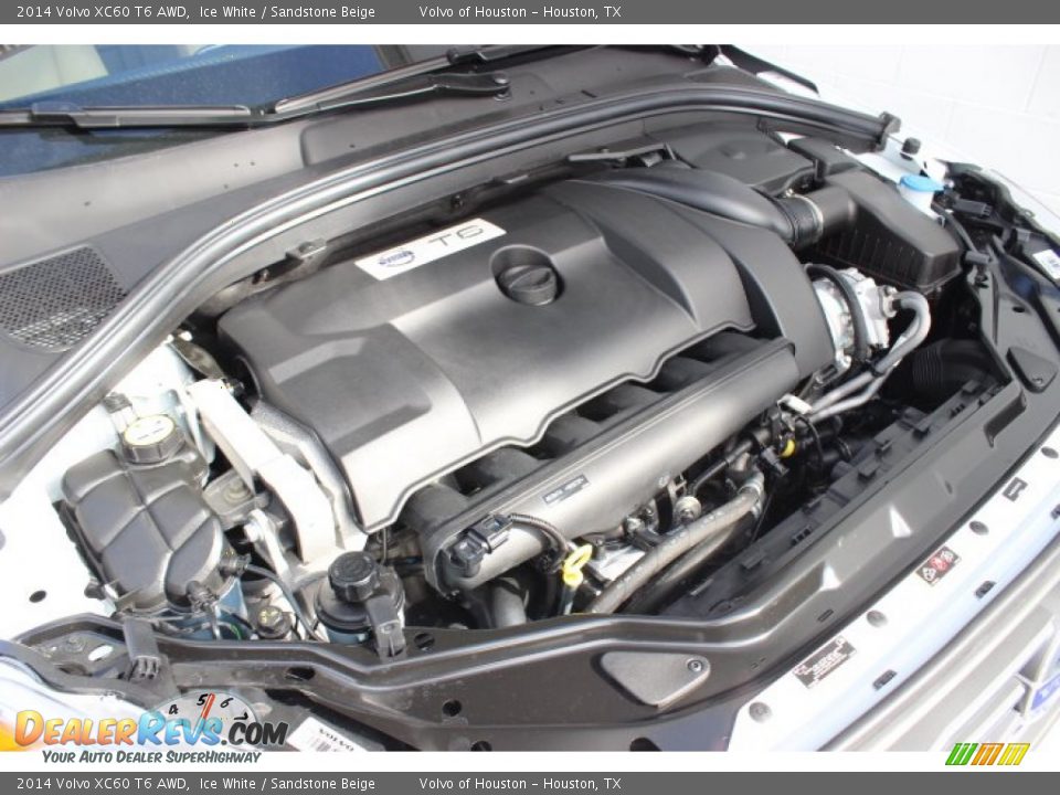 2014 Volvo XC60 T6 AWD Ice White / Sandstone Beige Photo #31