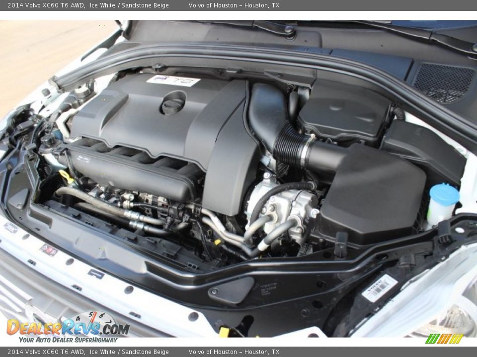 2014 Volvo XC60 T6 AWD Ice White / Sandstone Beige Photo #32