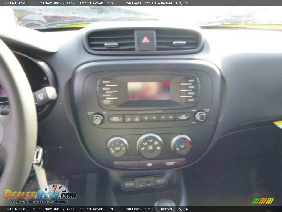 2014 Kia Soul 1.6 Shadow Black / Black Diamond Woven Cloth Photo #15